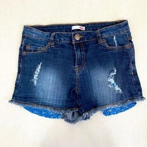Bongo Distressed Jean Shorts